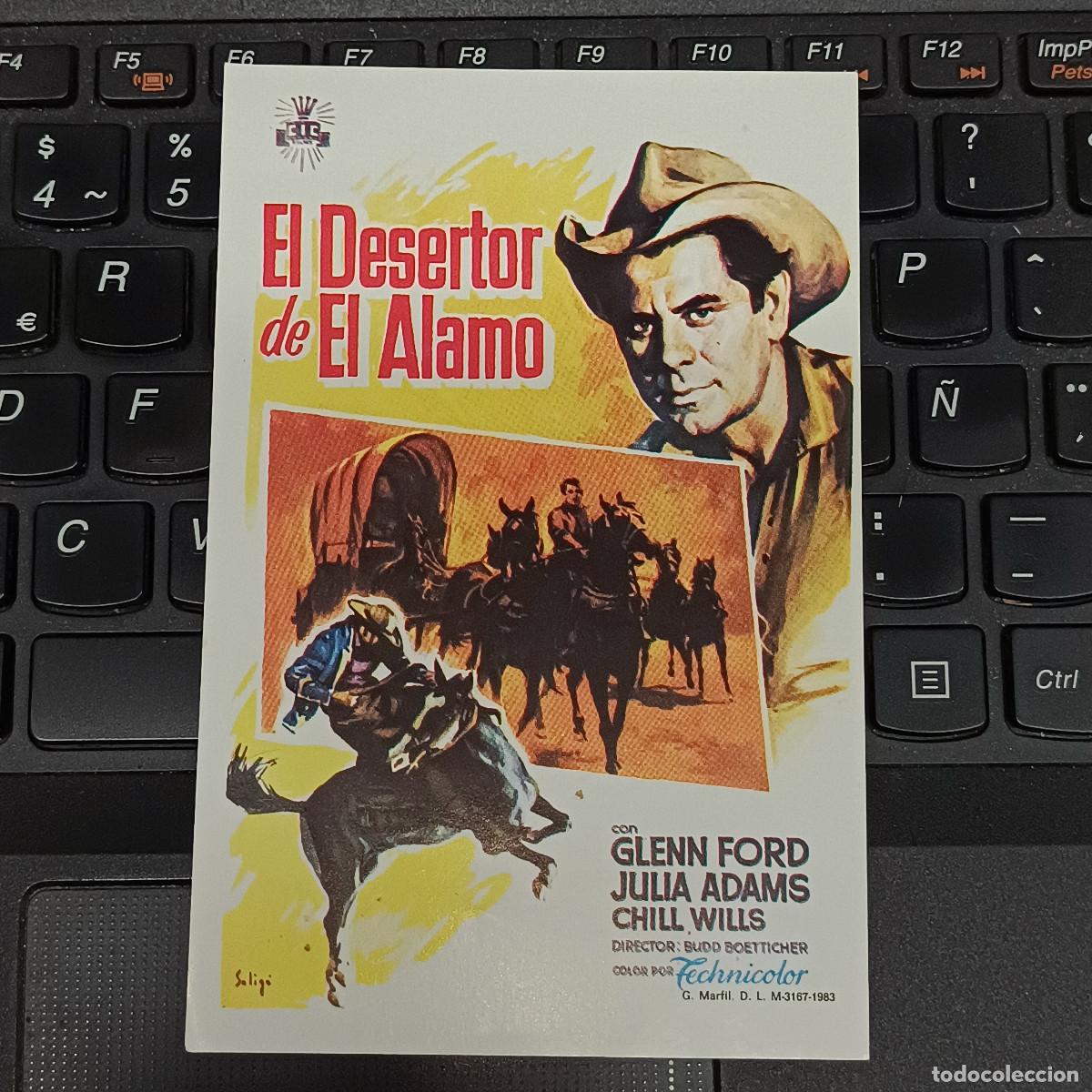 Cine: PROGRAMA DE CINE DE MANO EL DESERTOR DEL ALAMO. - Foto 1