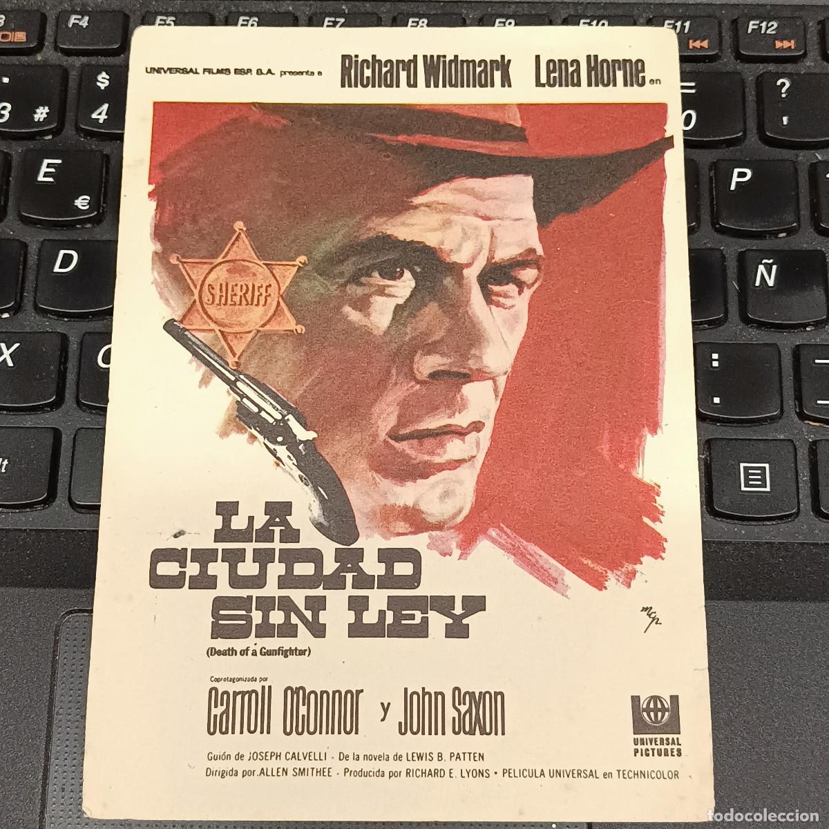 Cine: PROGRAMA DE CINE DE MANO LA CIUDAD SIN LEY. - Foto 1