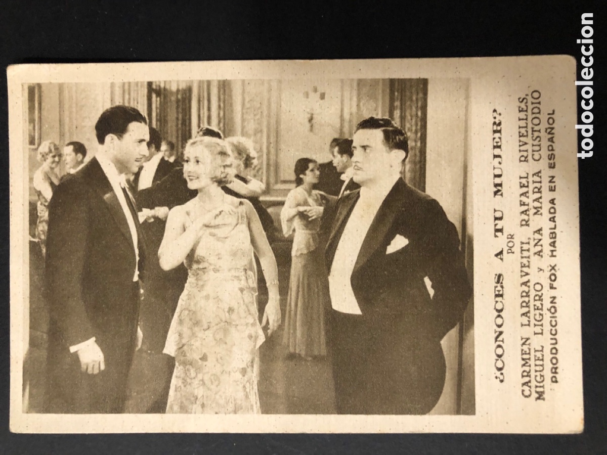 Cine: Programa conoces a tu mujer Carmen larrabeiti Rafael Rivelles A10 - Foto 1