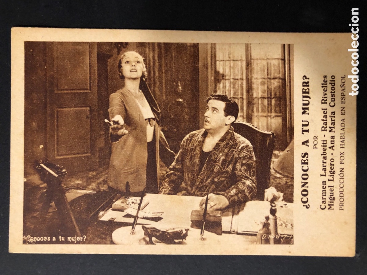 Cine: Programa conoces a tu mujer Carmen larrabeiti con publicidad cine moderno Benimaclet A10