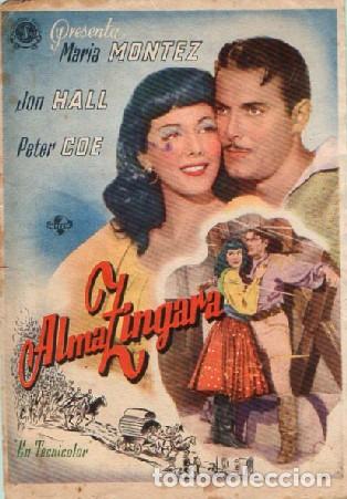Cine: PROGRAMA DE CINE: ALMA ZINGARA PC-9475 - Foto 1