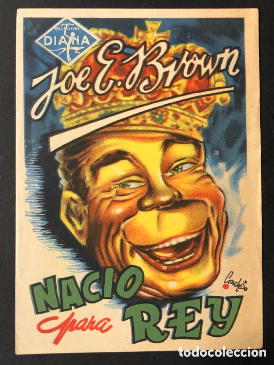 Cine: Programa naci&oacute; para rey Joe E Brown con publicidad teatro Calder&oacute;n A10 - Foto 1