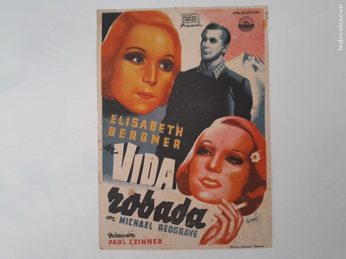 Cine: FOLLETO DE MANO SIMPLE VIDA ROBADA FM1 RV - Foto 1