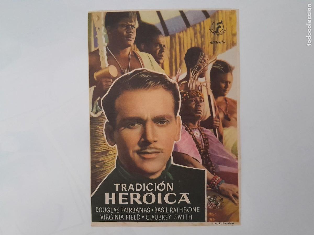 Cine: FOLLETO DE MANO TRADICION HEROICA FM1 RV