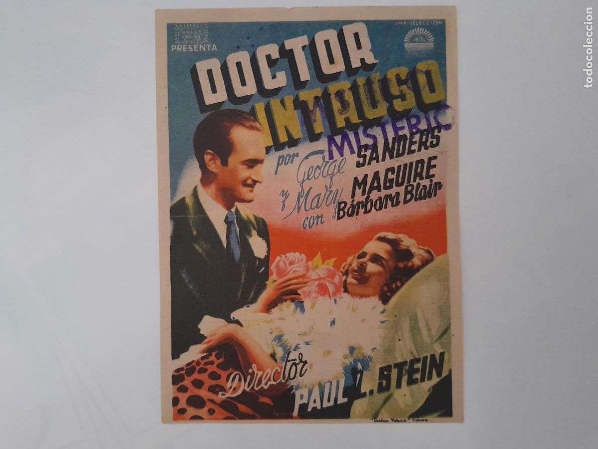 Cine: FOLLETO DE MANO EL DOCTOR MISTERIO CINE LIRICO FM1 RV