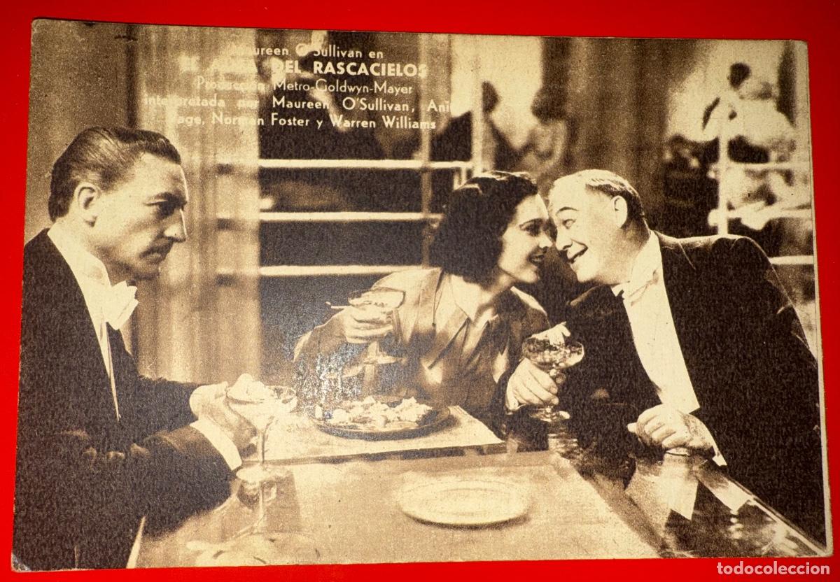 Cinema: PROGRAMA DE CINE, EL ALMA DEL RASCACIELO, MAUREEN O&acute;SULLIVAN, ANITA PAGE, A&Ntilde;OS 30&acute;S