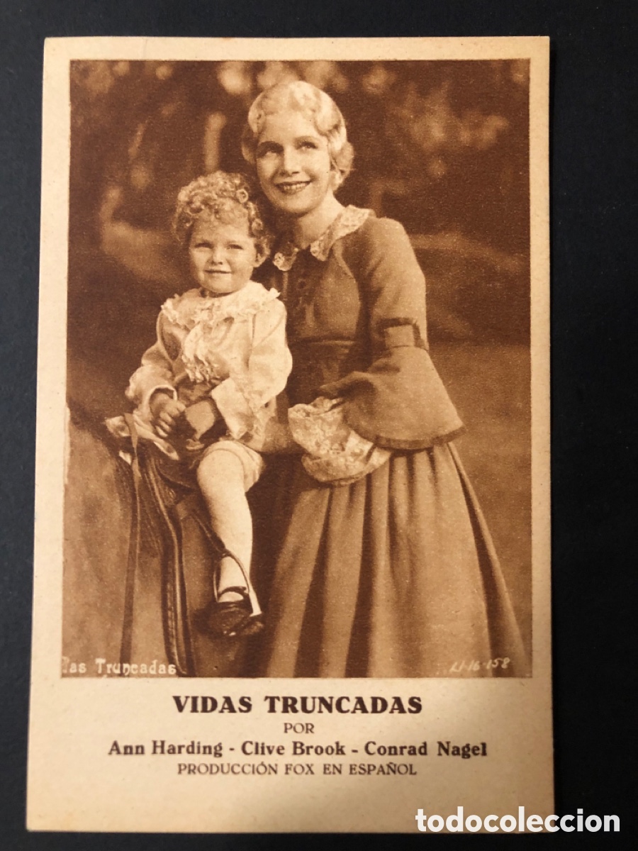Cine: Programa tarjeta vidas truncadas ann harding A10 - Foto 1