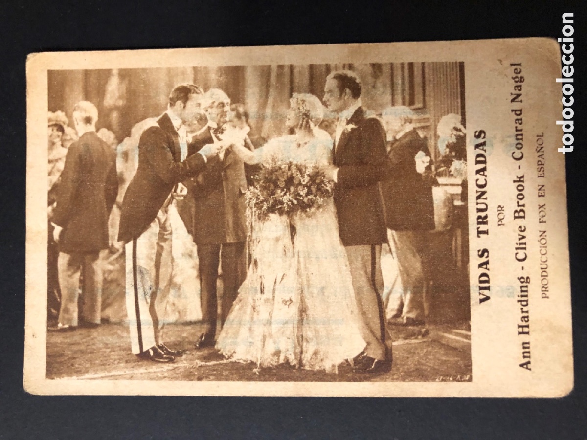 Cinema: Programa tarjeta vidas truncadas ann harding con publicidad cinema teatro olesa A10