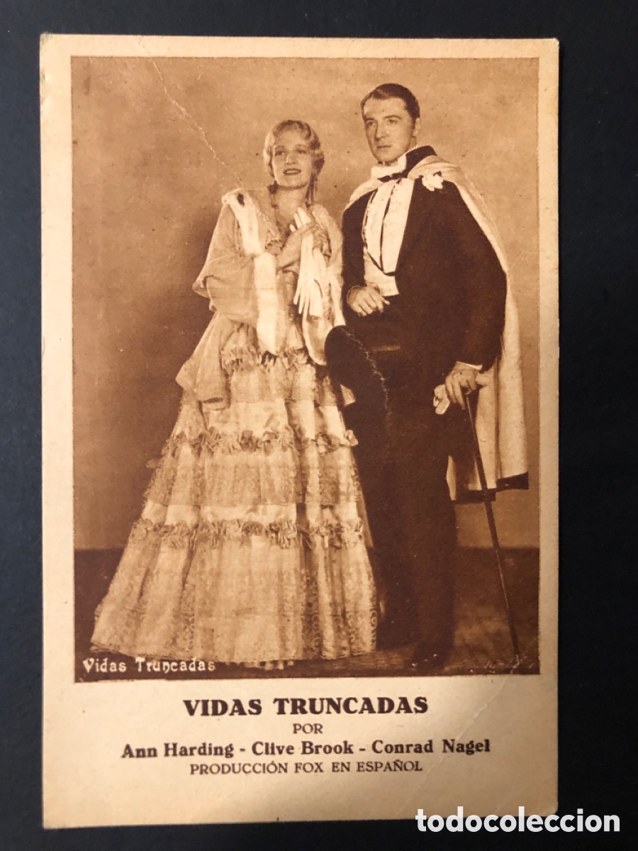 Cine: Programa tarjeta vidas truncadas ann harding A10 - Foto 1