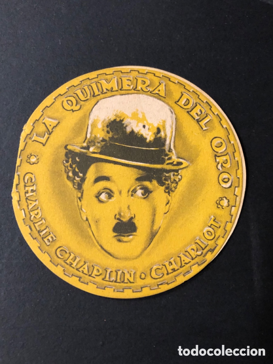 Cinema: Programa la quimera del oro charlie chaplin charlot con publicidad cine coliseo A10