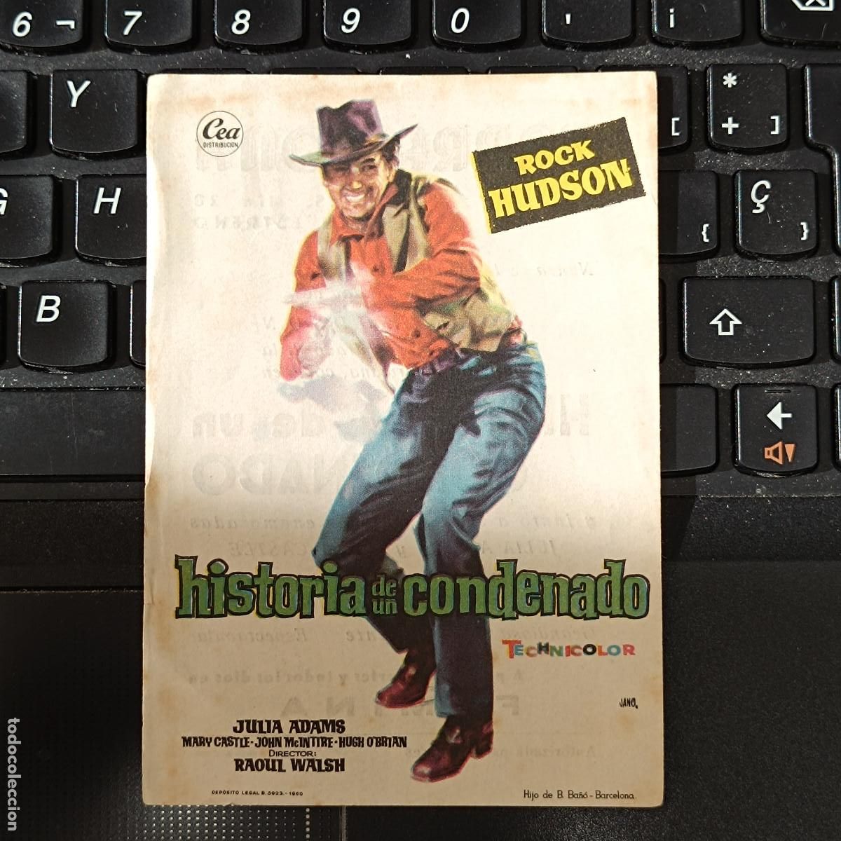 Cine: PROGRAMA DE CINE HISTORIAS DE UN CONDENADO. ROCK HUDSON. - Foto 1