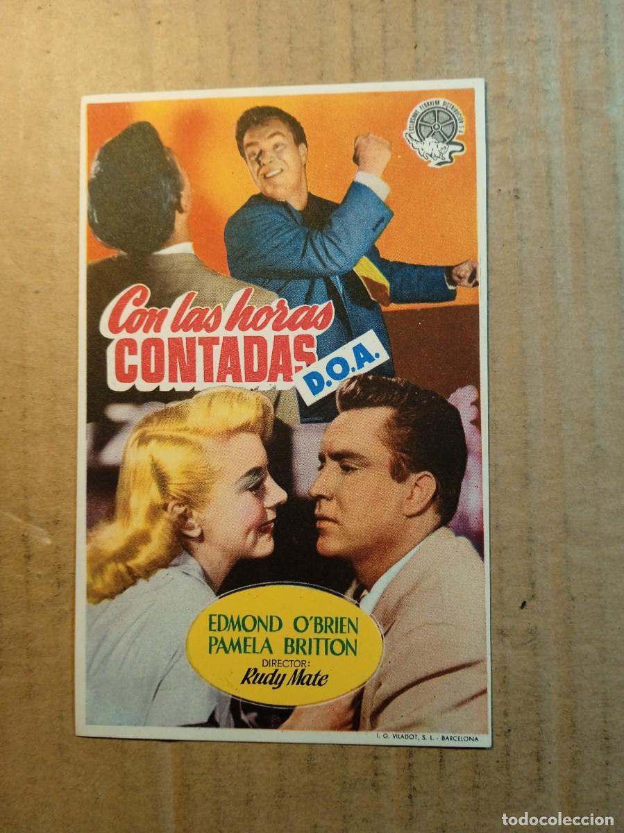 Cinema: FOLLETO DE MANO DE LA PELICULA CON LAS HORAS CONTADAS