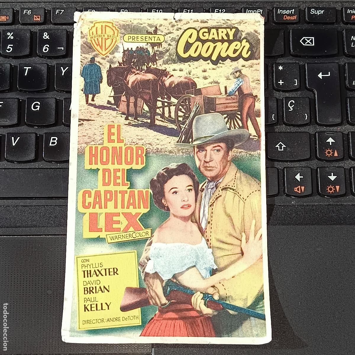 Cine: PROGRAMA DE CINE EL HONOR DEL CAPITAN LEX. GARY COOPER. - Foto 1
