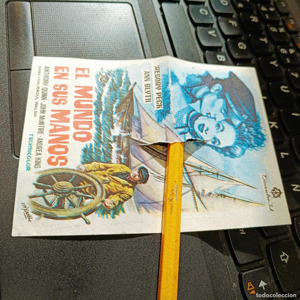 Cine: PROGRAMA DE CINE EL MUNDO EN SUS MANOS. CON ROTURAS. - Foto 2