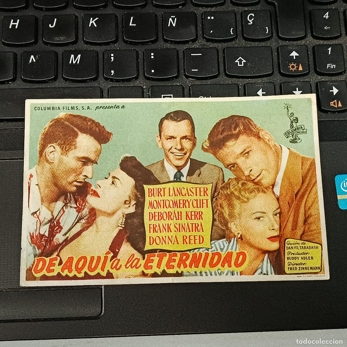 Cine: PROGRAMA DE CINE DE AQUI A LA ETERNIDAD. TEATRO CINE GRADO. - Foto 1