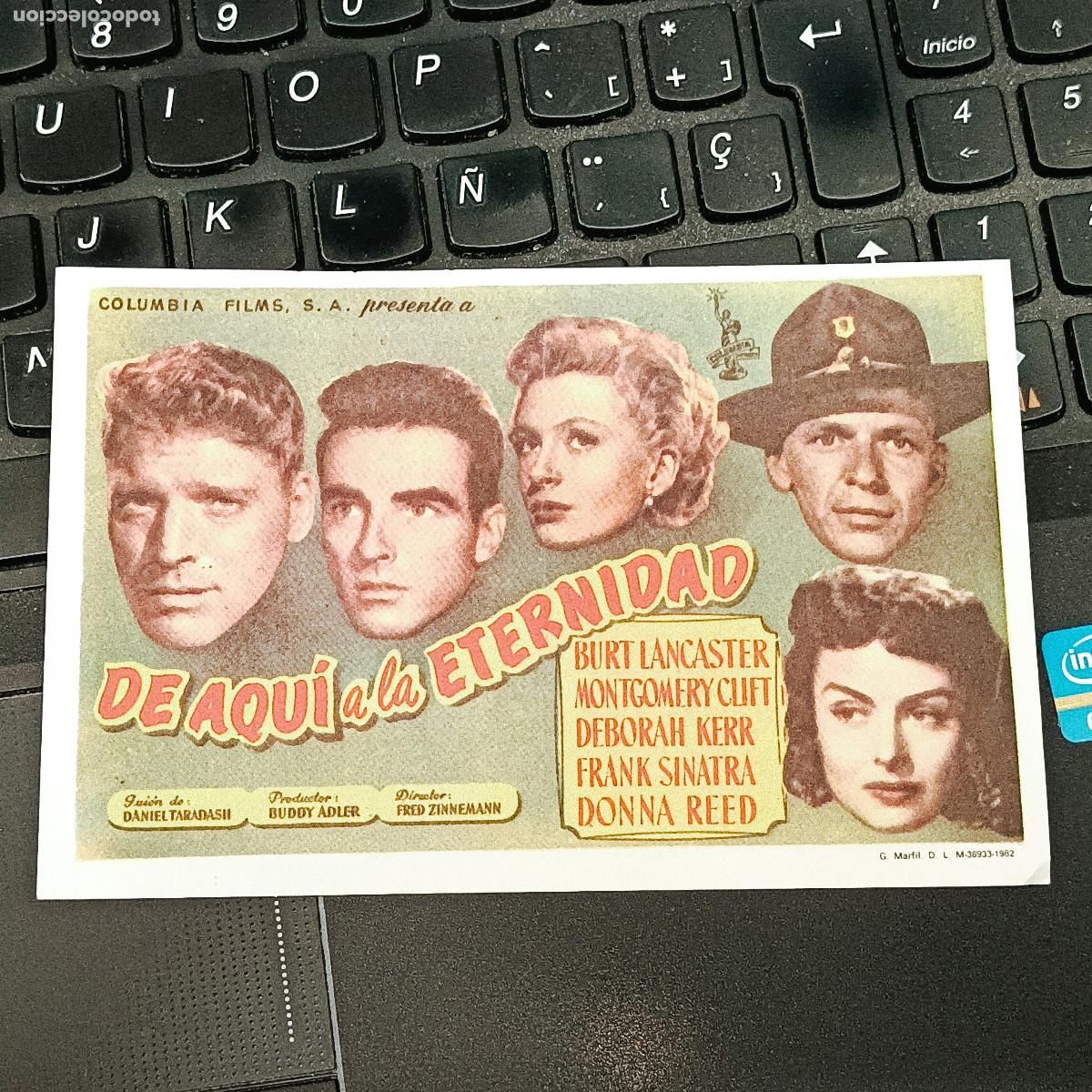 Cine: PROGRAMA DE CINE DE AQUI A LA ETERNIDAD. BURT LANCASTER. - Foto 1
