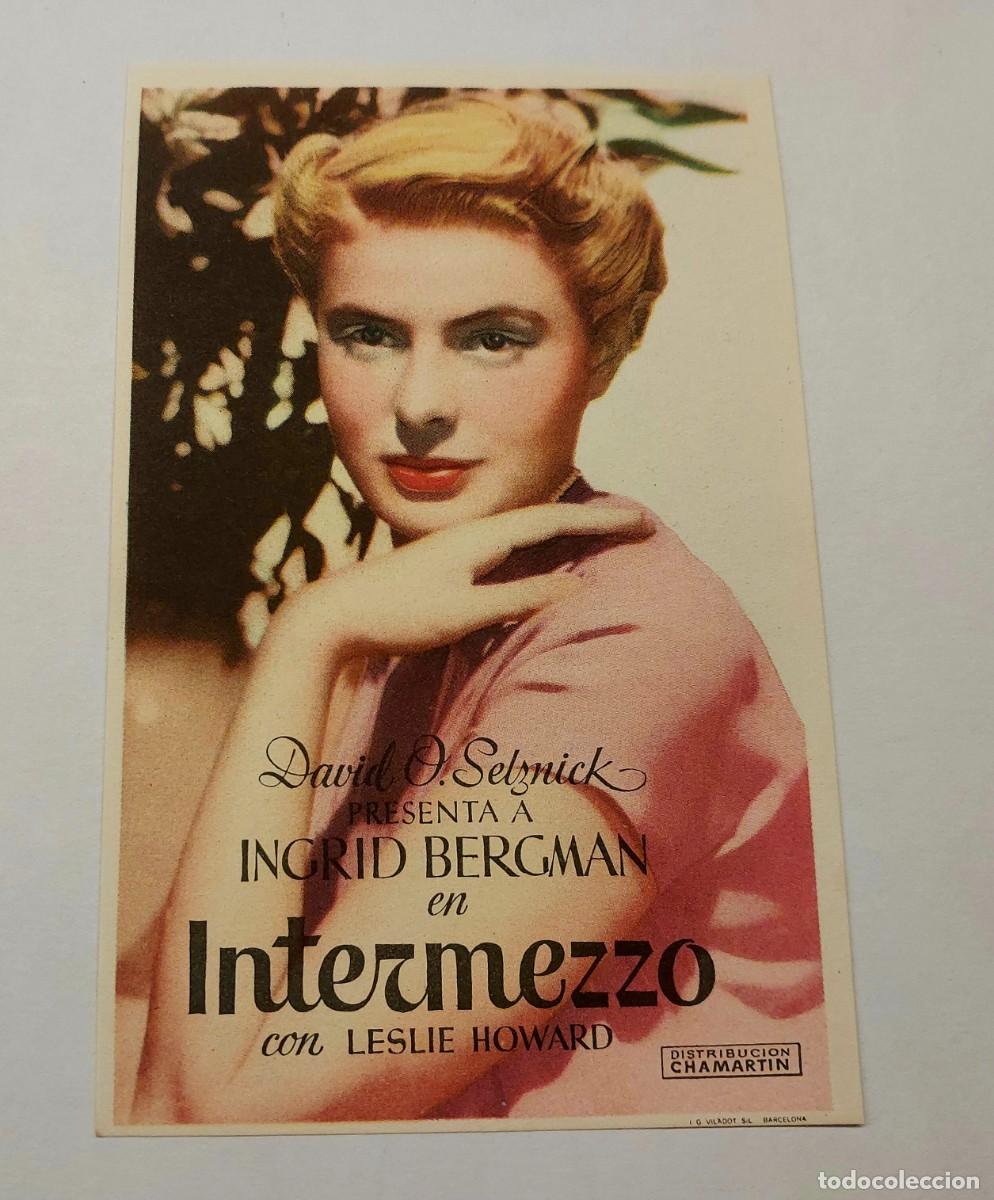Cine: Intermezzo Ingrid Bergman 1939 Sin Publicidad - Foto 1