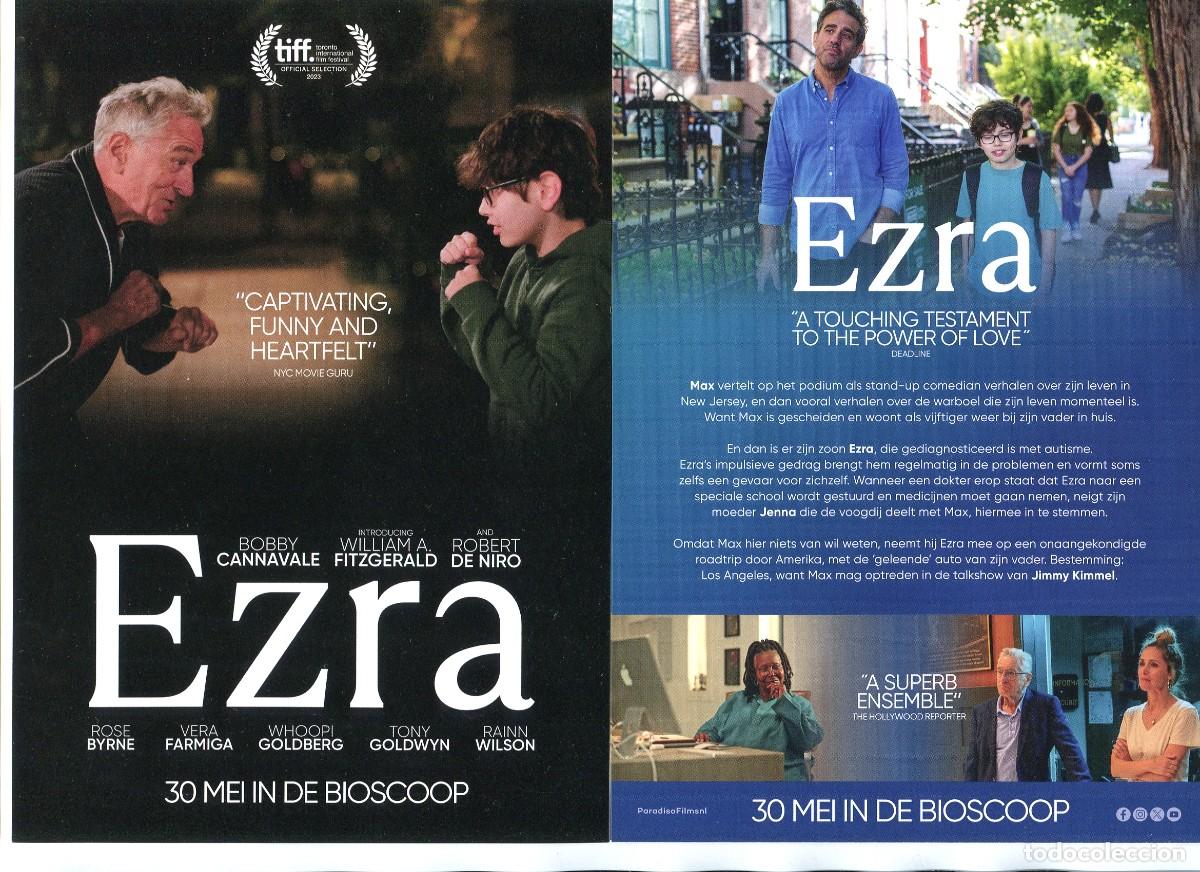 Cine: EZRA, con Robert de Niro. 15 X 21 cms.. - Foto 1