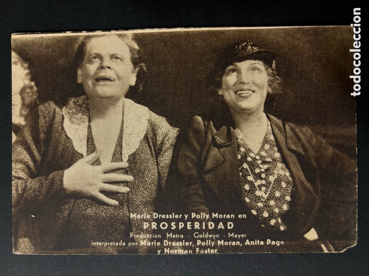 Cinema: Programa prosperidad Marie Dressler A10