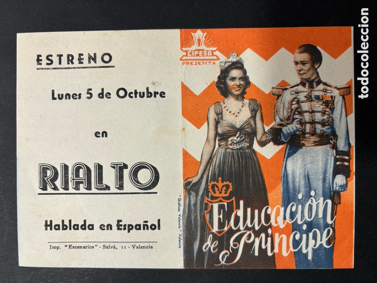 Cine: Programa educaci&oacute;n de pr&iacute;ncipe Elvira popescu A6 - Foto 1