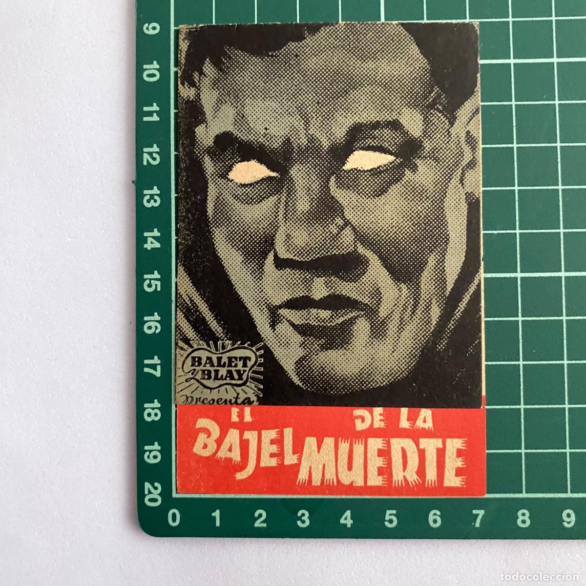 Kino: Programa de cine folleto de mano pelicula El bajel de la muerte Balet y blay
