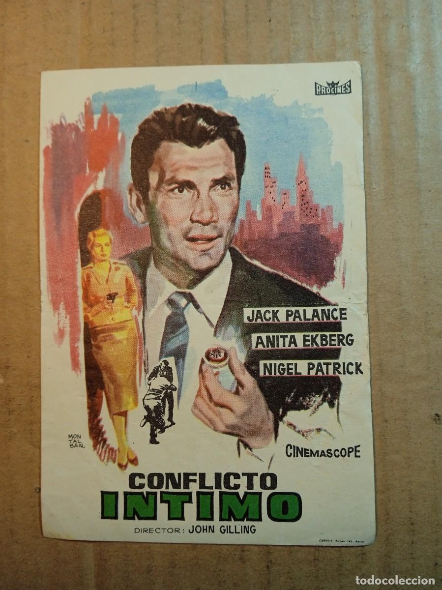 Kino: FOLLETO DE MANO DE LA PELICULA CONFLICTO INTIMO