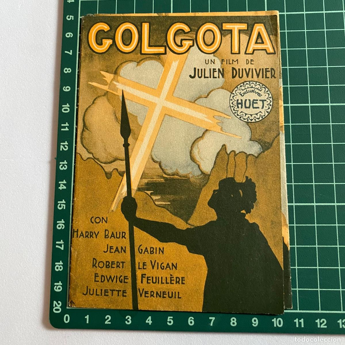 Kino: Programa de cine folleto de mano pelicula Golgota