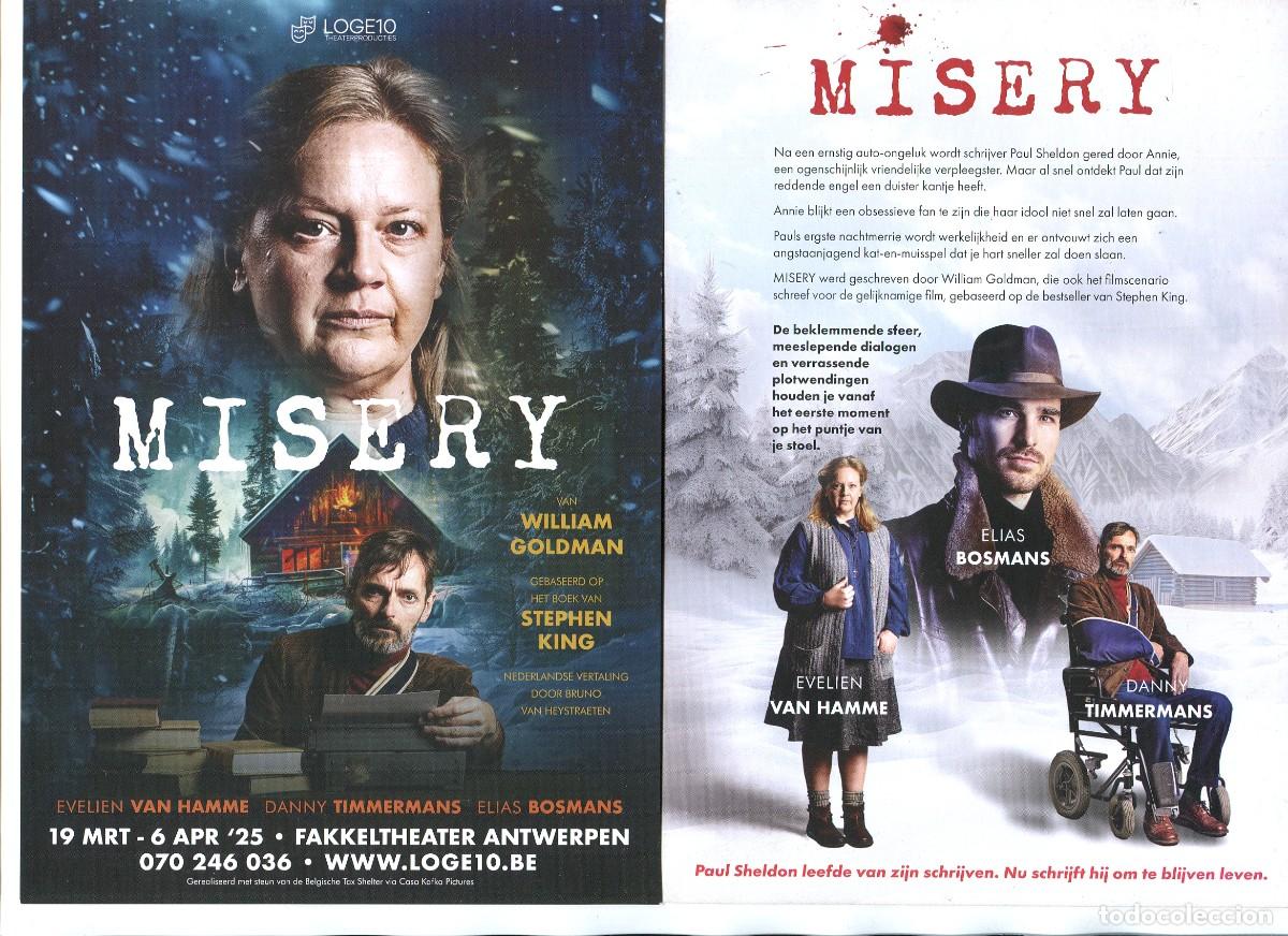 Cine: MISERY, con William Godman. 15 X 21 cms.. - Foto 1