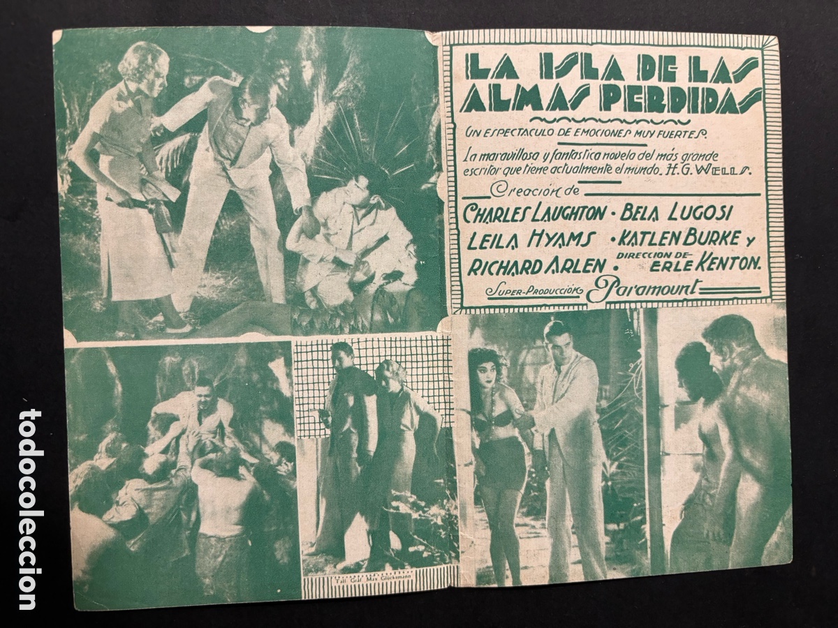Cine: Programa uruguayo la isla de las almas perdidas charles laughton A10 - Foto 2