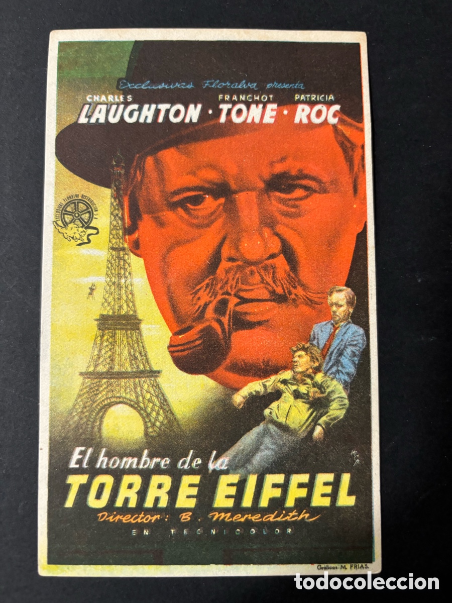Cine: Programa torre eiffel charles laughton A10 - Foto 1