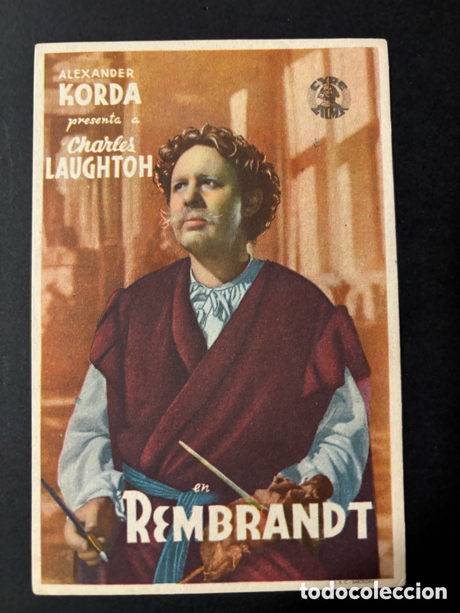 Cine: Programa Rembrandt charles laughton A10 - Foto 1