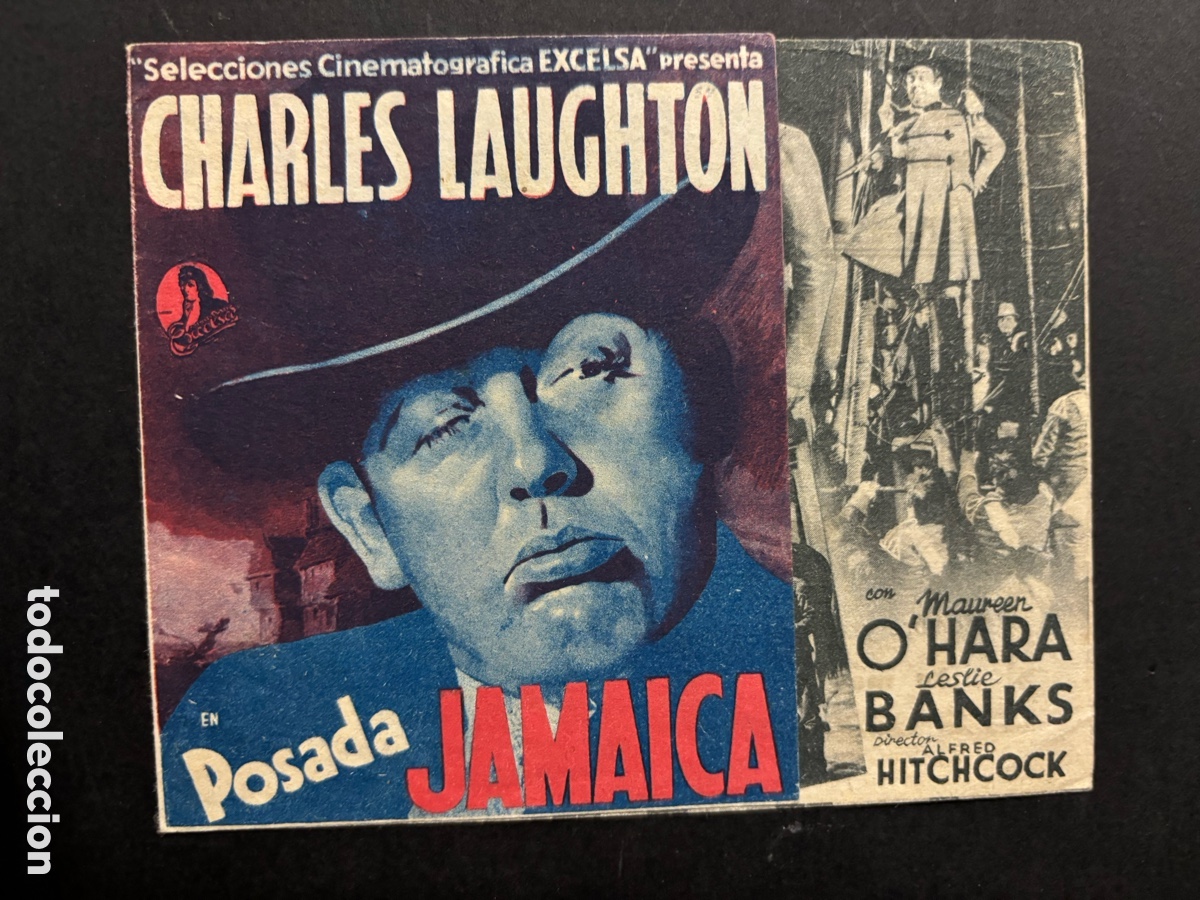 Cine: Programa la posada de Jamaica charles laughton hitchcock con publicidad cine perello A10