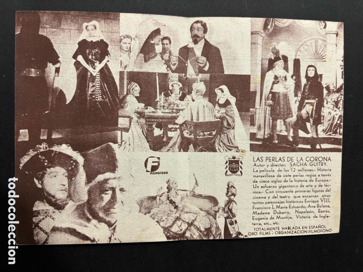 Cine: Programa las perlas de la corona con publicidad teatro principal A10 - Foto 2
