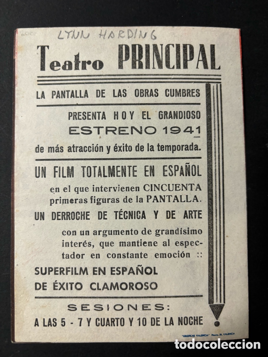 Cine: Programa las perlas de la corona con publicidad teatro principal A10 - Foto 3