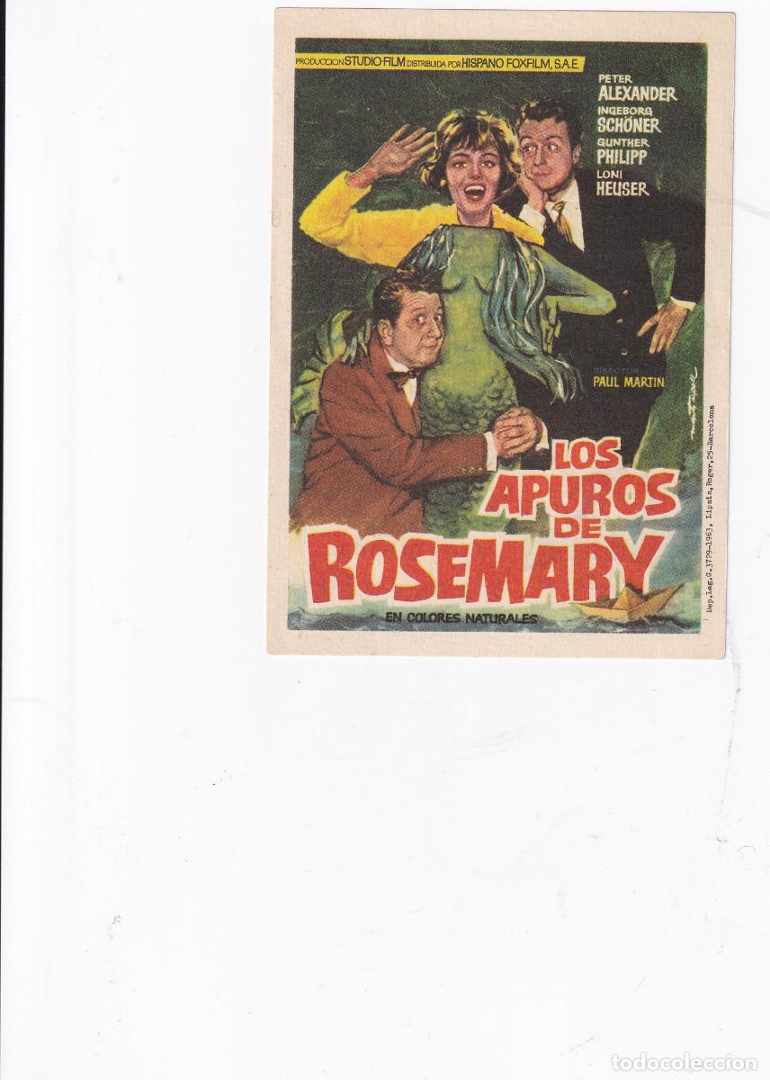 Cine: FOLLETOS DE MANO. - LOS APUROS DE ROSEMARY. - Foto 1