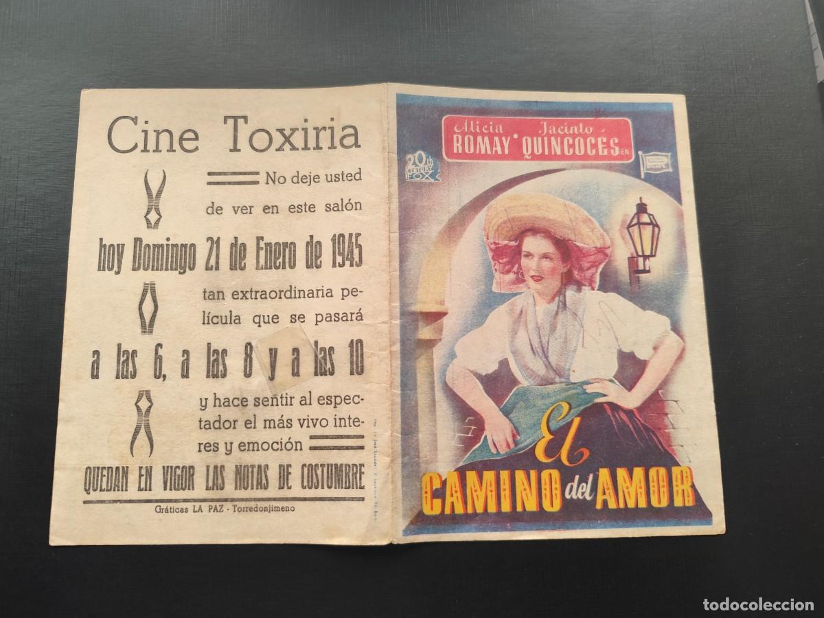 Cine: Camino del amor doble con publicidad Cine Toxiria Torredonjimeno