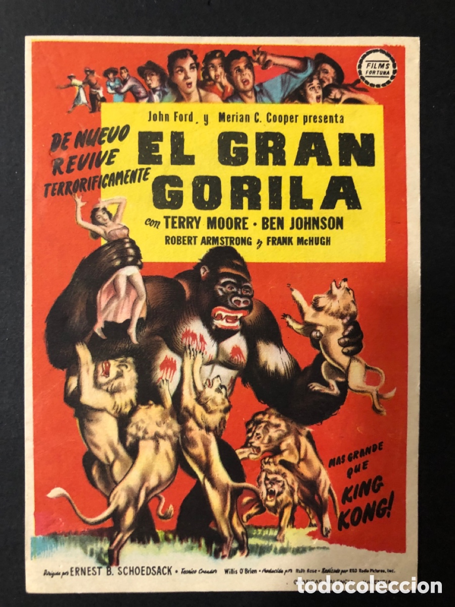 Kino: Programa el gran gorila con publicidad cine Mavi algemesi A11