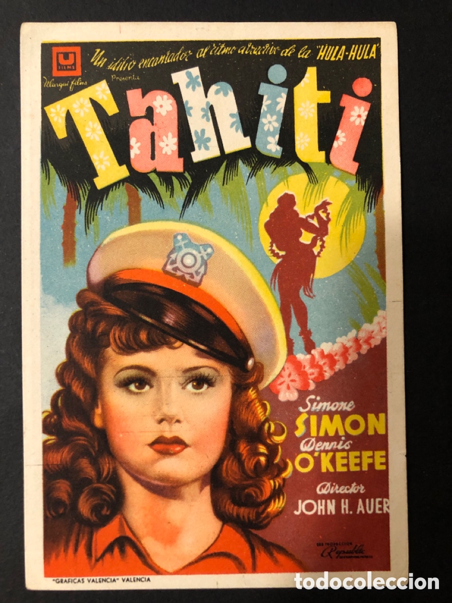 Cine: Programa Tahit&iacute; simone Simon A10 - Foto 1