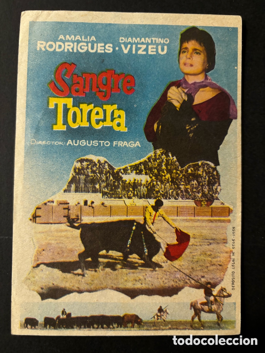 Cine: Programa sangre torera Amalia rodrigues A5 - Foto 1