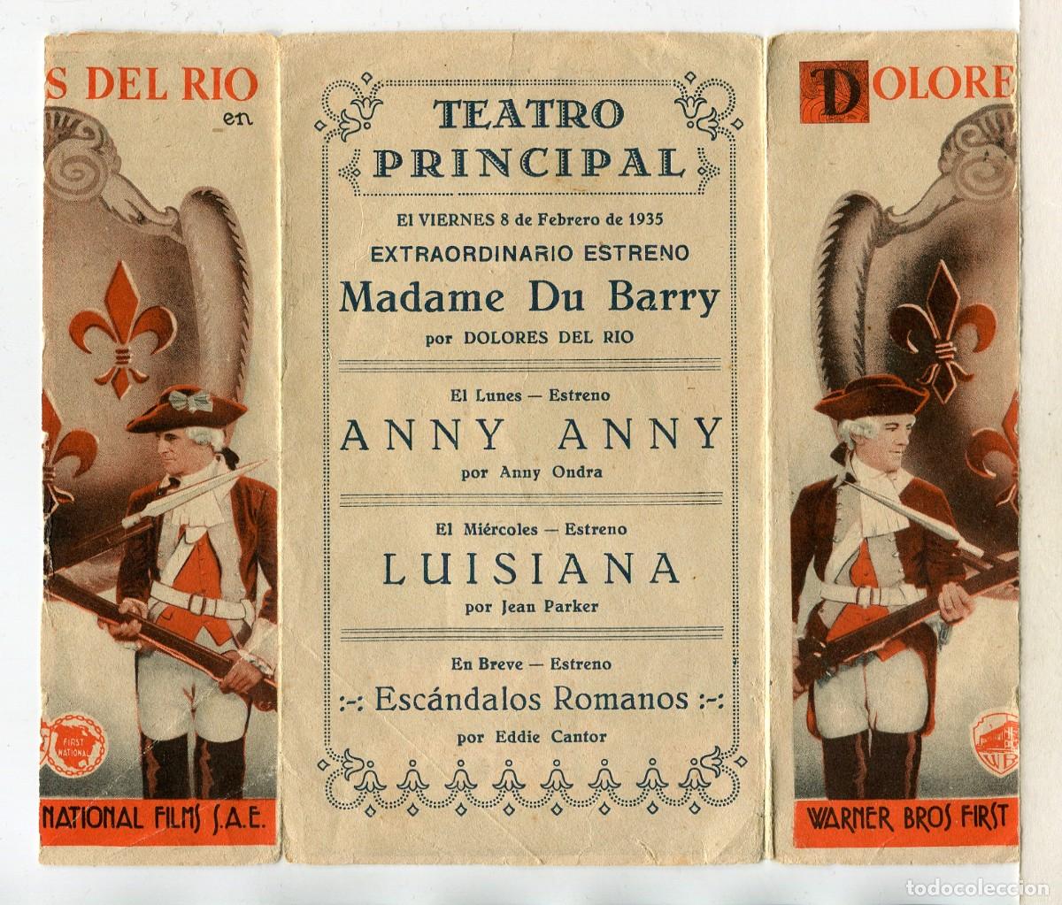 Cine: MADAME DU BARRY, con Dolores del R&iacute;o. - Foto 2