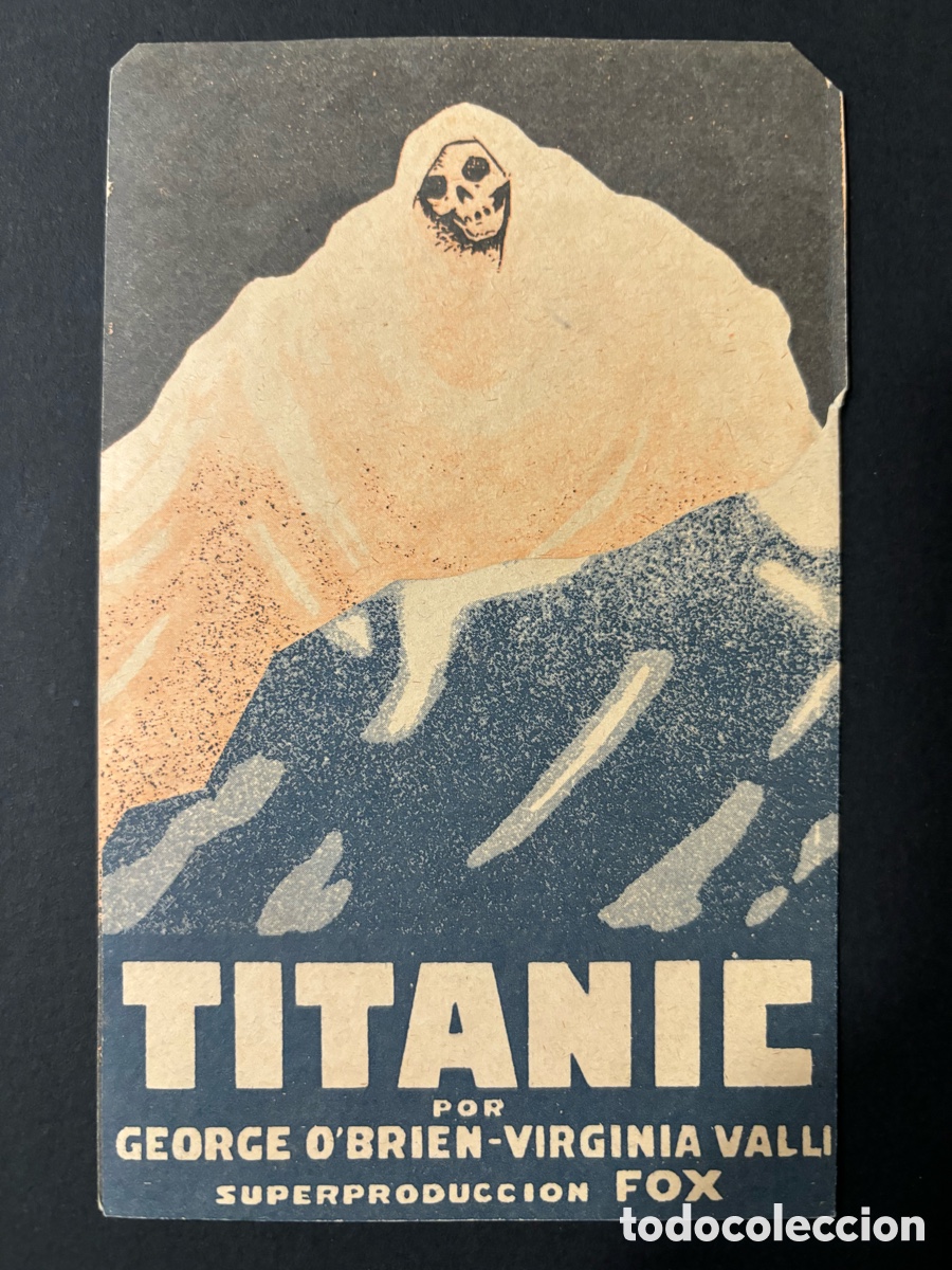 Cine: Programa troquelado titanic George O,brien A11 - Foto 1