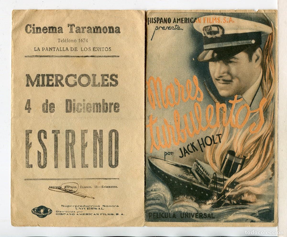 Cine: MARES TURBULENTOS, con Jack Holt. - Foto 1