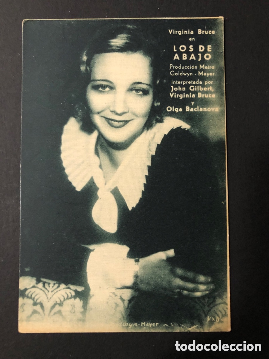  Foglietti di film di film antichi di cinema: Programa los de abajo virginia bruce A1