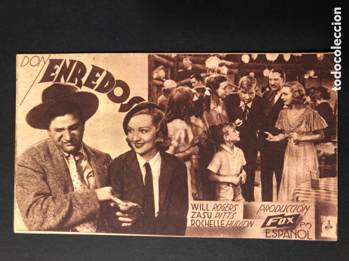 Cine: Programa don enredos will rogers A7 - Foto 1