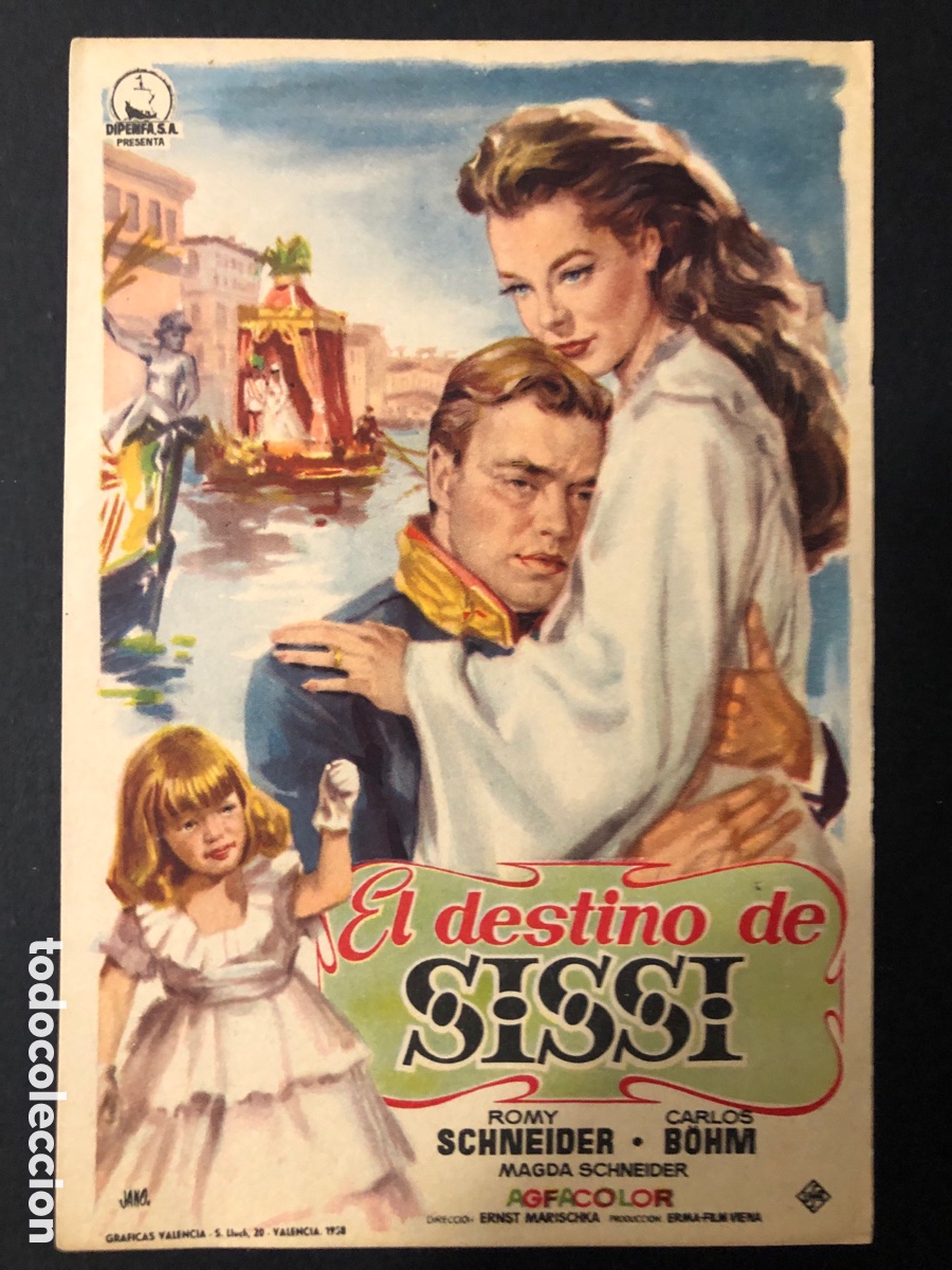 Cine: Programa el destino de sissi Romy schneider A9 - Foto 1