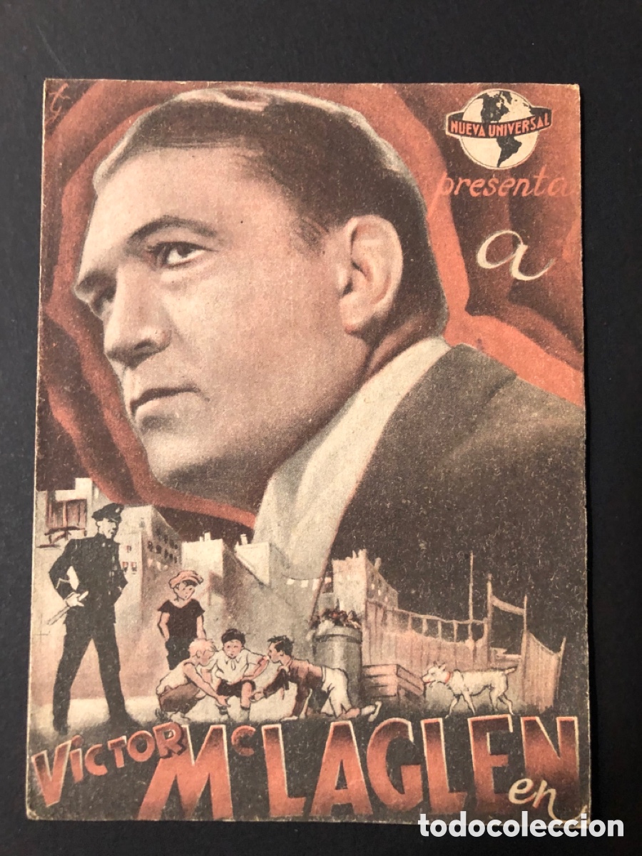 Kino: Programa cuatro amigos Victor Maclaglen con publicidad cinema levante A11