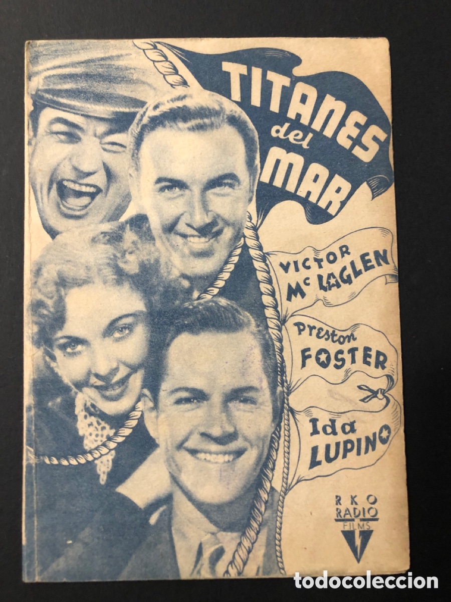 Cine: Programa titanes del mar Victor Maclaglen Ida lupino A11 - Foto 1