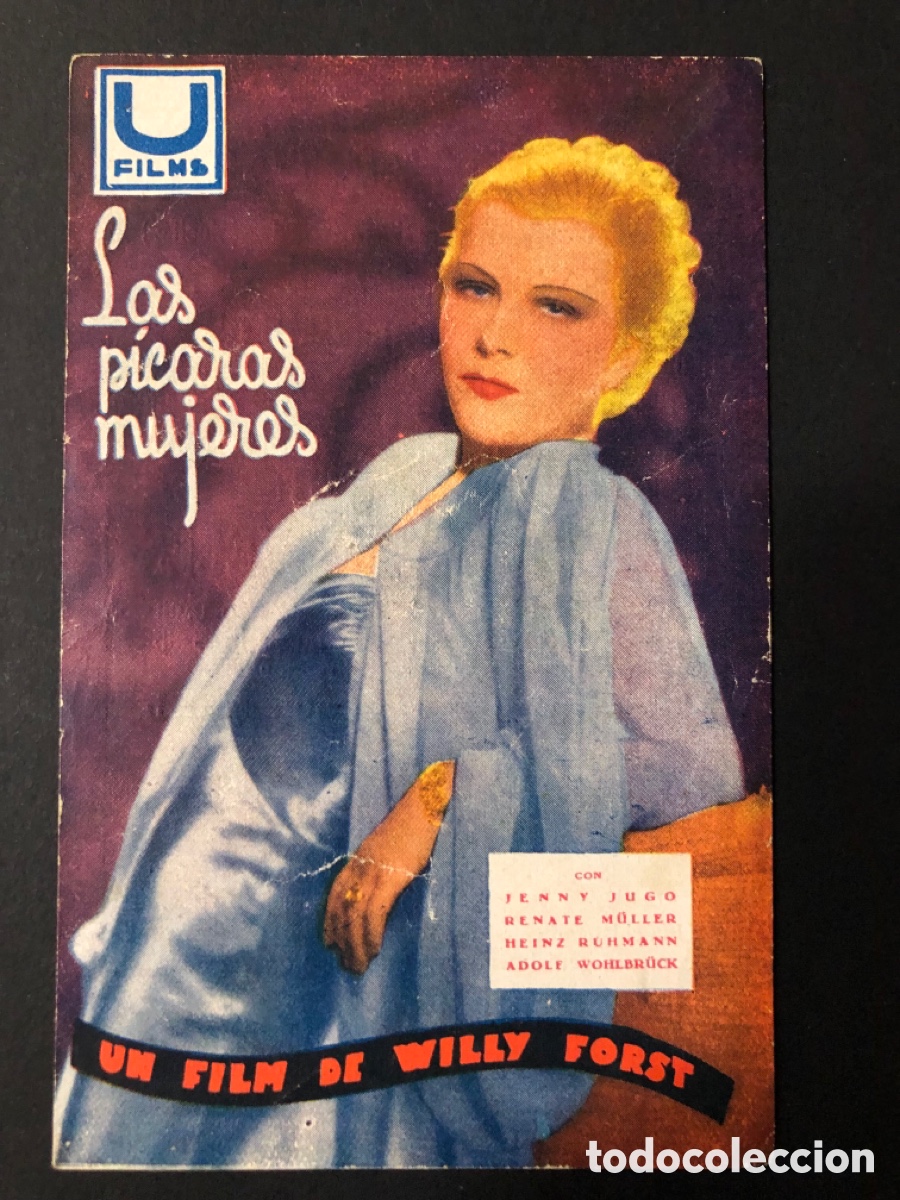 Kino: Programa las p&iacute;caras mujeres Jenny jugo con publicidad cinema victoria A11