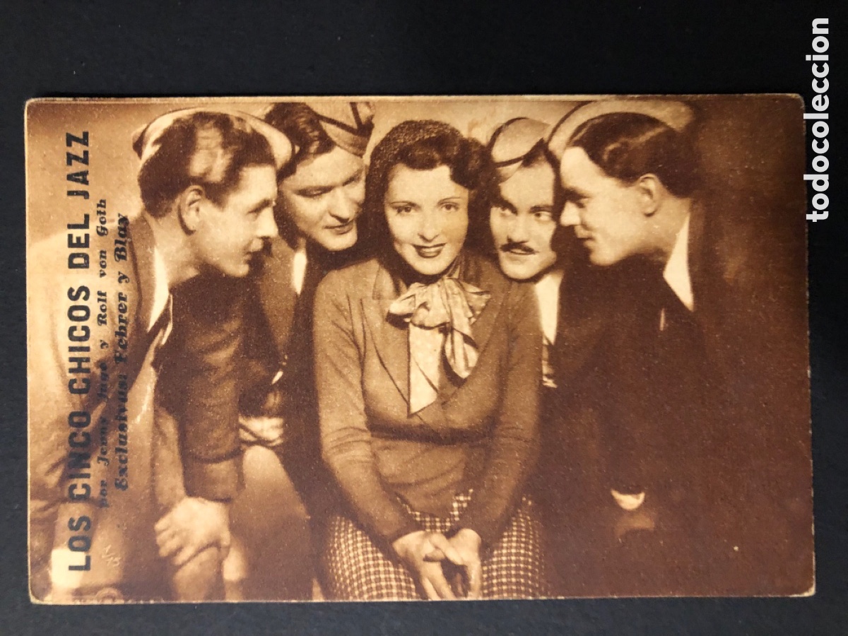  Foglietti di film di film antichi di cinema: Programa los cinco chicos del jazz Jenny jugo A11