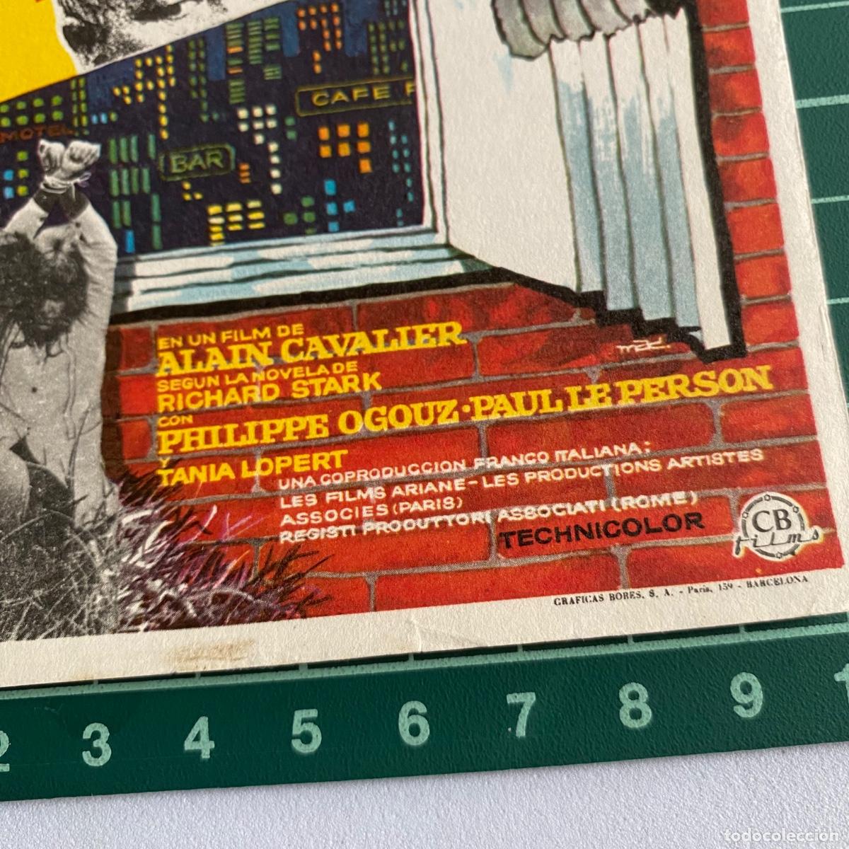 Cine: Programa de cine folleto de mano pelicula Saqueo en la ciudad - Foto 3